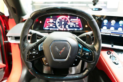 Kustoms Corvette C8 Carbon Fiber LED Display Wheel