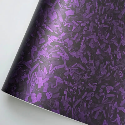 Matte Forged Purple Carbon Vinyl